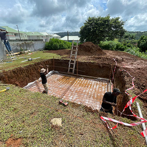 Fabrication de piscine en Martinique